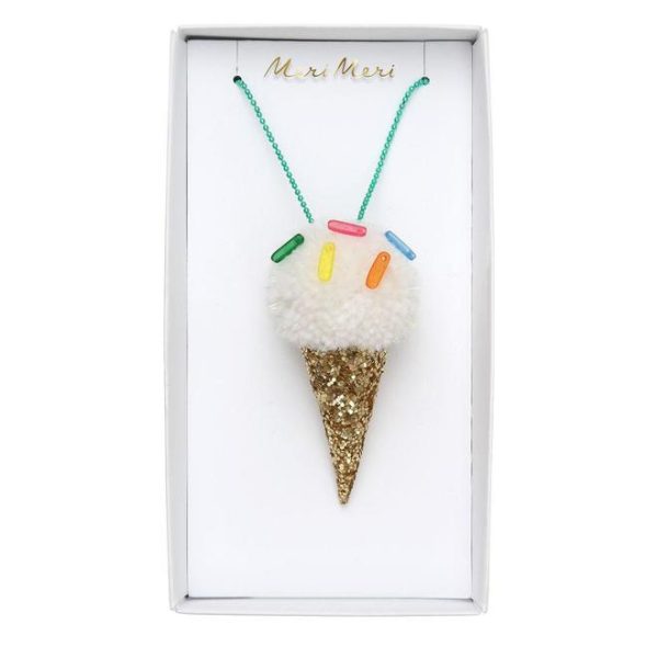 Ijsje - pompom - ketting - Afbeelding 2
