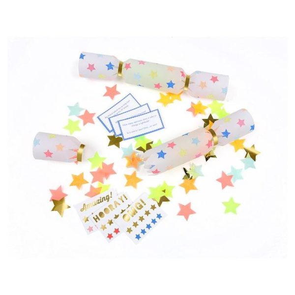 Ster confetti crackers - Afbeelding 2