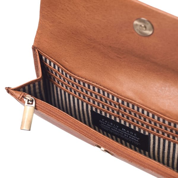 Pau - portefeuille - cognac - Afbeelding 3