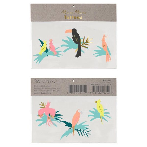Tropische vogels - tattoos
