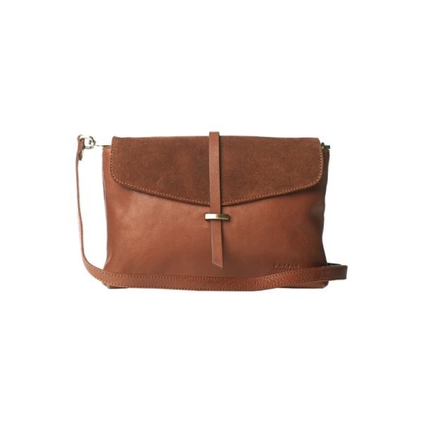 Ella midi - handtas - cognac