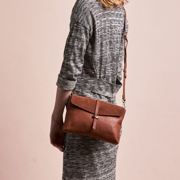 Ella midi - handtas - cognac - Afbeelding 6