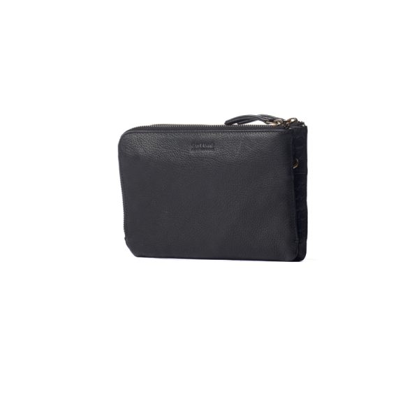 Lola croco - handtas - zwart - Afbeelding 5