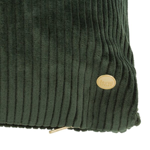 Curduroy - kussen - groen - Afbeelding 4