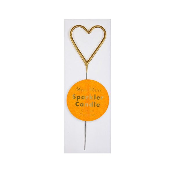 Sparkler hart - mini - goud