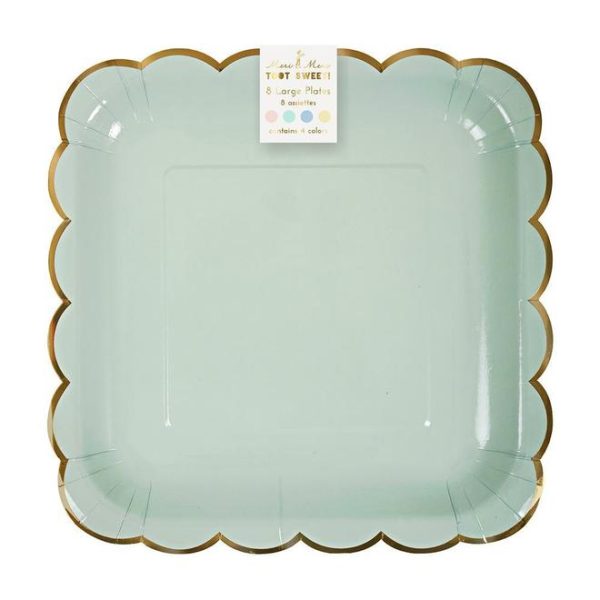 Assortiment borden - pastel - large - Afbeelding 3