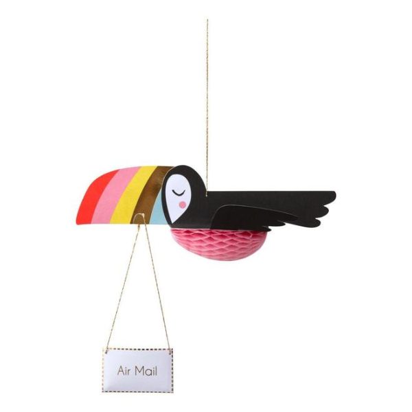 Flying toucan - wenskaart