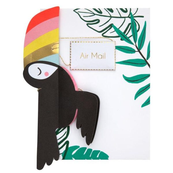 Flying toucan - wenskaart - Afbeelding 2