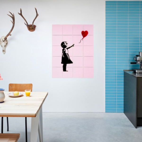 Banksy loves icons - 80 x 100 - Afbeelding 2