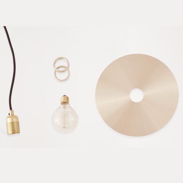 Cirkel - hanglamp - messing - Afbeelding 3