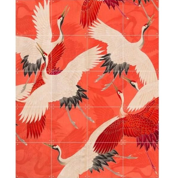 Kimono with cranes - large - 120 x 160 cm - Afbeelding 2