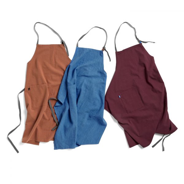 Wrap - schort - bruin - Afbeelding 2
