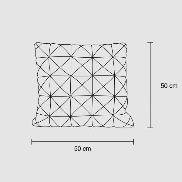 Tile - kussen - zwart/wit - Afbeelding 6
