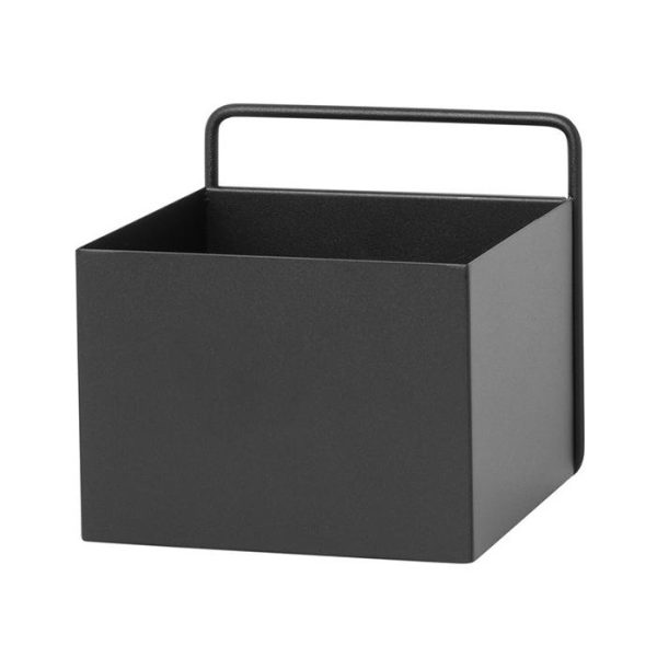 Wall box – vierkant – zwart