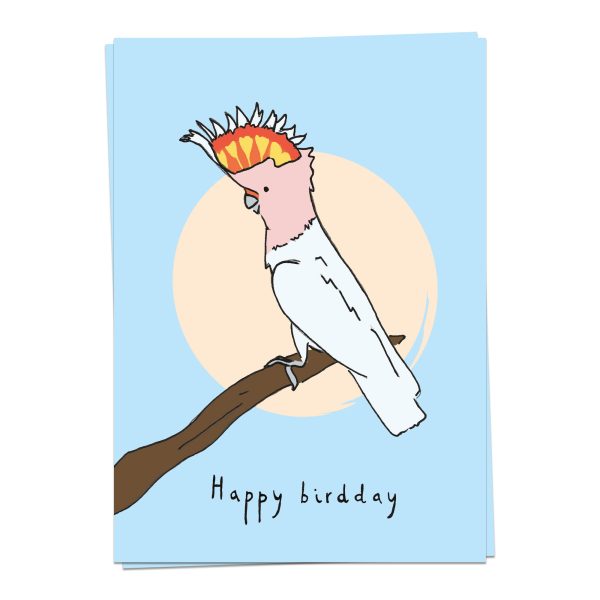 Happy birdday - wenskaart