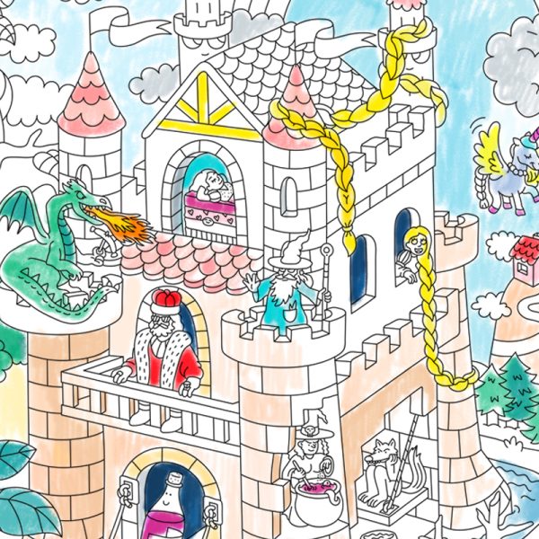 Tales and legend xxl coloring - kleurposter - Afbeelding 2