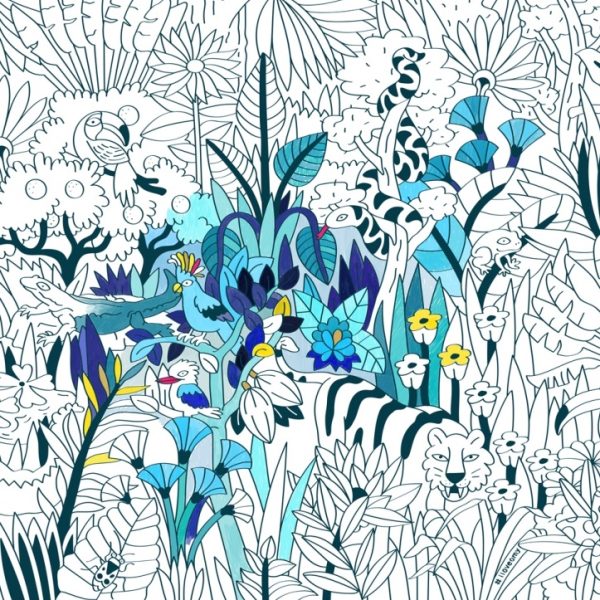 Reuze kleurposter xxl - tropical - Afbeelding 2