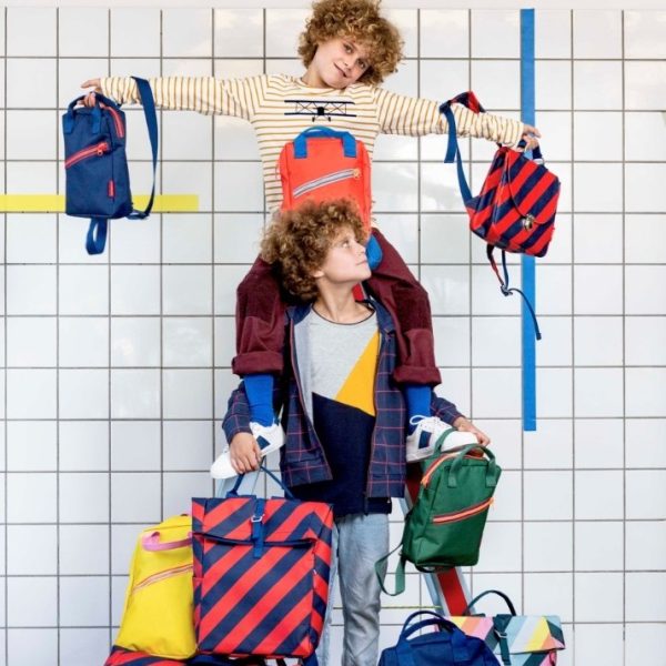 Flip - rugzak - streep marine - Afbeelding 4