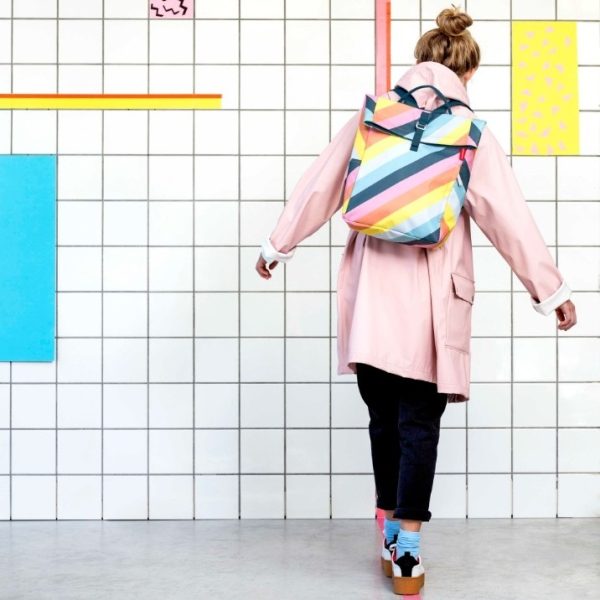 Flip - rugzak - streep regenboog - Afbeelding 4