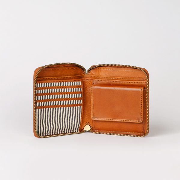 Sonny square - portefeuille - cognac stromboli leather - Afbeelding 4