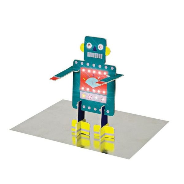 Happy birthday robot - wenskaart