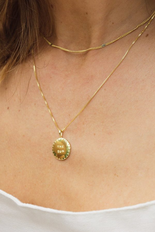 The sun - ketting - zilver - Afbeelding 2