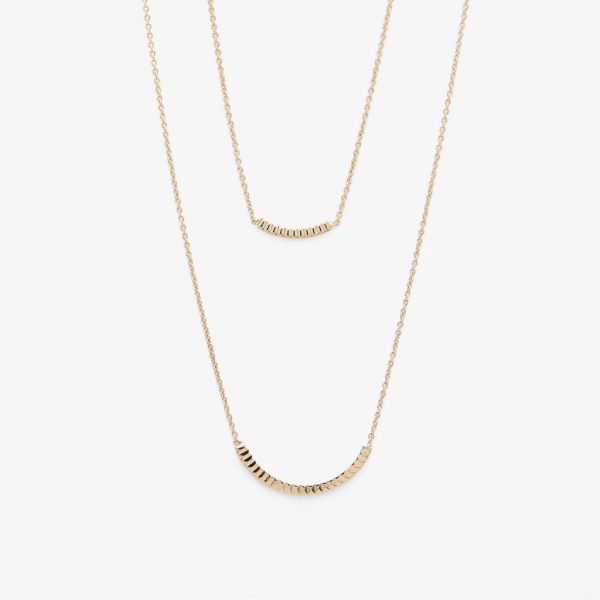 Tadao Double - ketting - goud