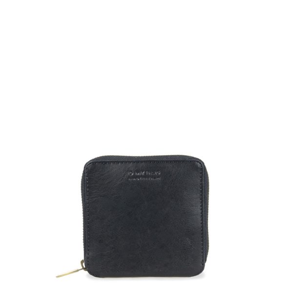 Sonny square wallet - portefeuille - black stromboli leather - Afbeelding 2
