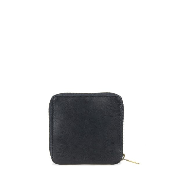 Sonny square wallet - portefeuille - black stromboli leather - Afbeelding 4