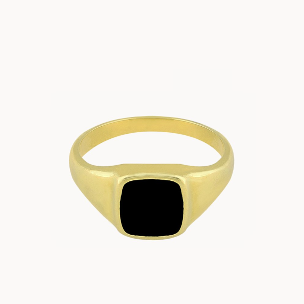 Black dahlia - ring - goud