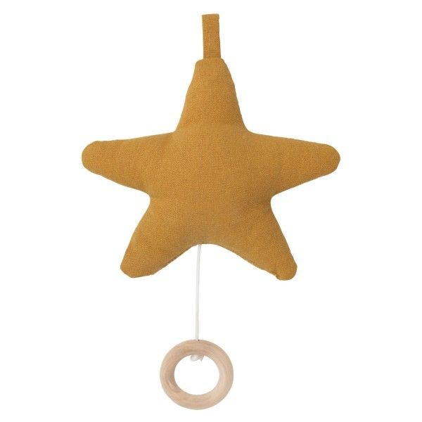 Star - muziekmobiel - mosterd
