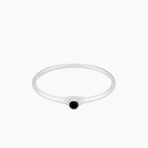 Petite rose - ring - zilver