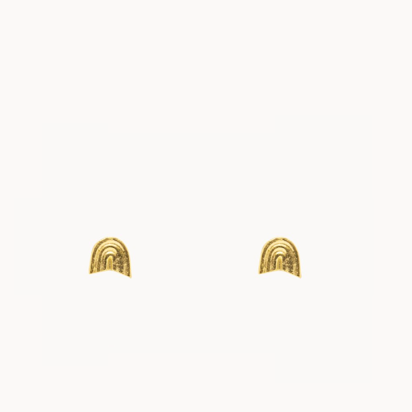 Rainbow - oorringen - goud