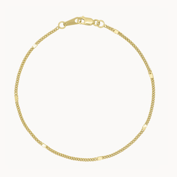 Violet - armband - goud