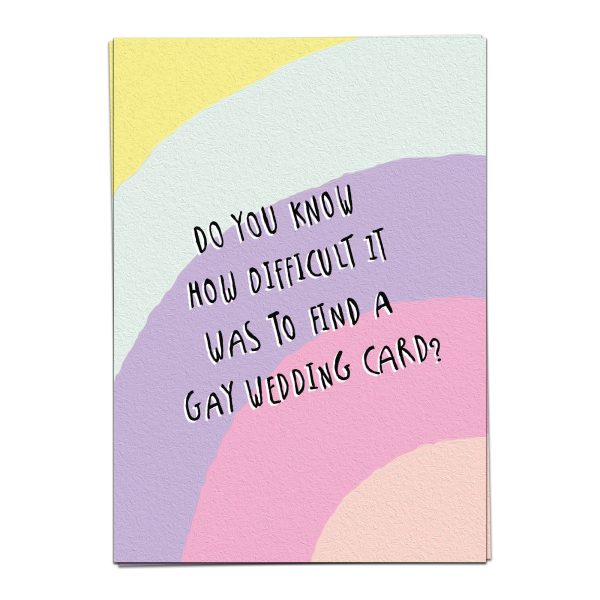 Gay trouwkaart - wenskaart