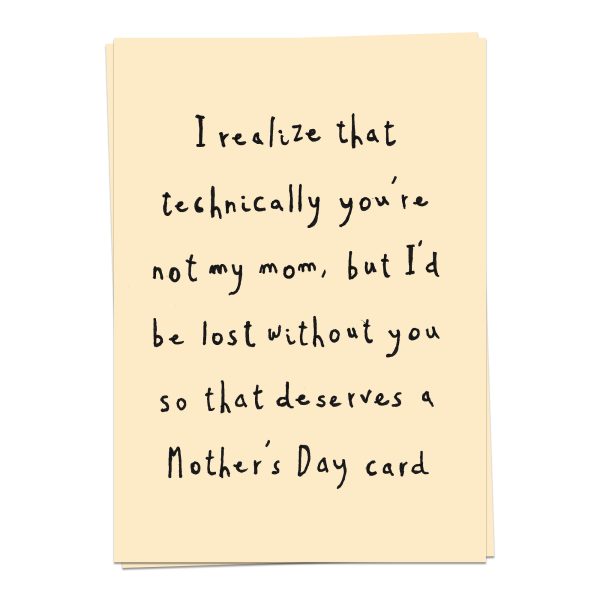 Momlove, technically - wenskaart