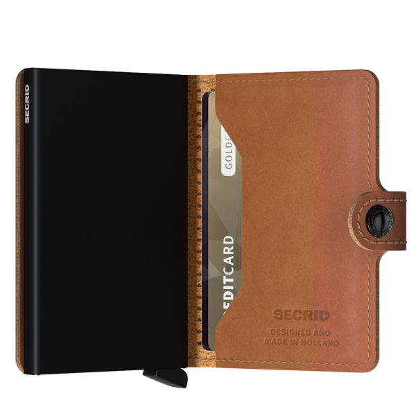 Miniwallet - perforated cognac - Afbeelding 4