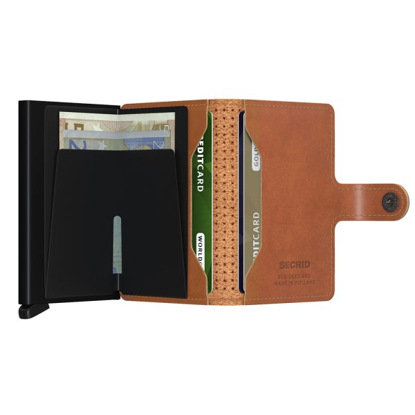 Miniwallet - perforated cognac - Afbeelding 5