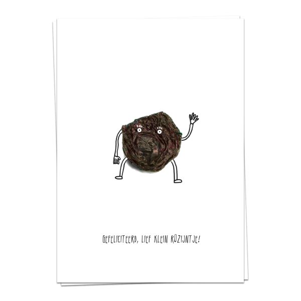 Rozijntje - wenskaart