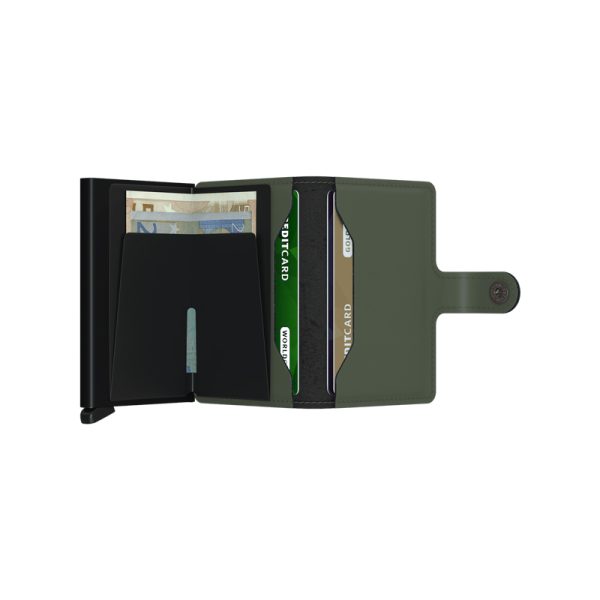 Miniwallet - portefeuille - matte green/black - Afbeelding 3