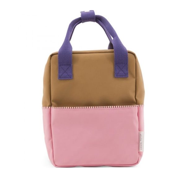 Rugzak small - roze/goud