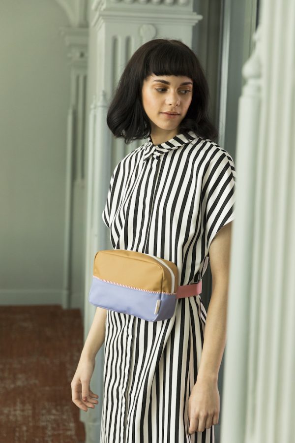 Fanny pack large - paars/goud - Afbeelding 2