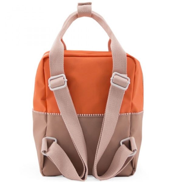 Rugzak small - oranje/chocolat - Afbeelding 3