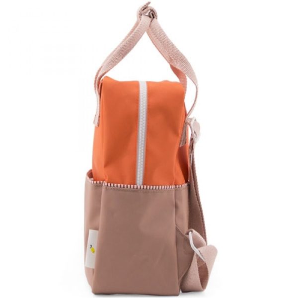 Rugzak small - oranje/chocolat - Afbeelding 2