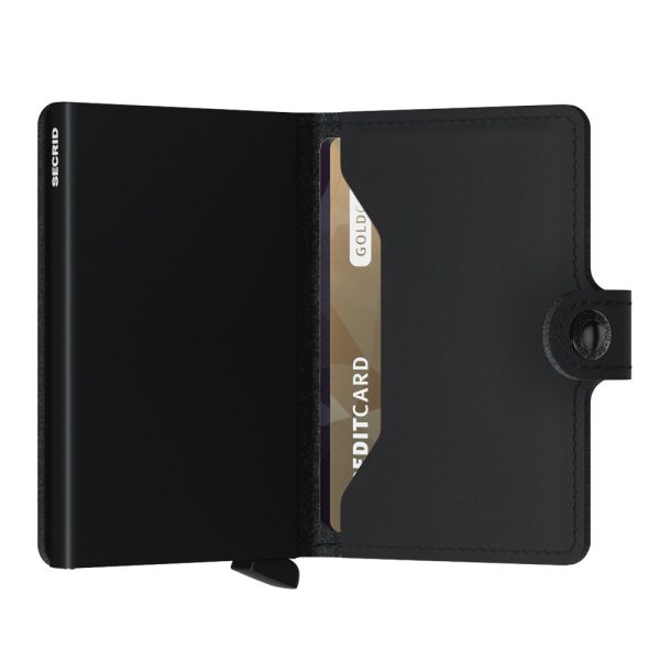 Miniwallet - soft touch zwart - Afbeelding 3