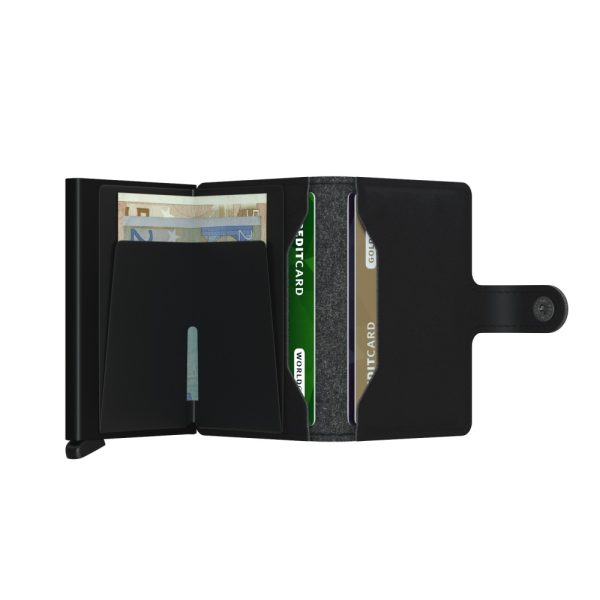 Miniwallet - soft touch zwart - Afbeelding 2