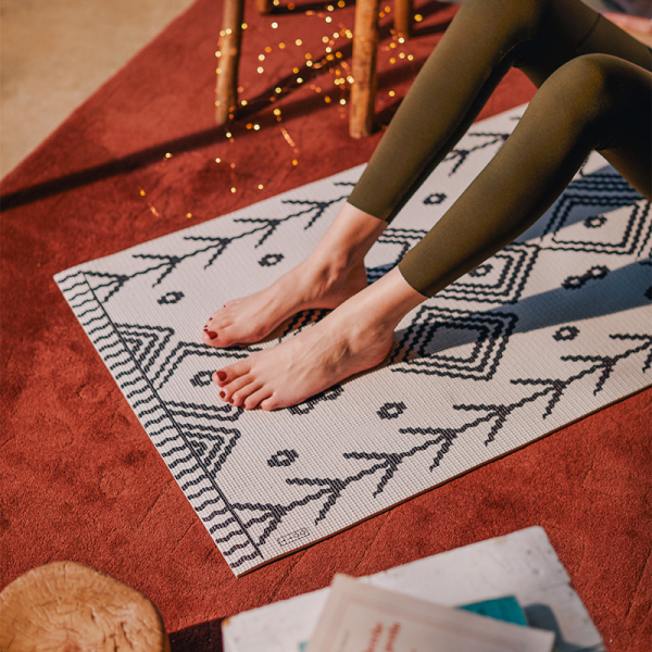 Berber - yoga mat - grijs - Afbeelding 3