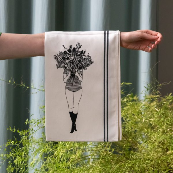 Flower girl - theedoek - Afbeelding 2
