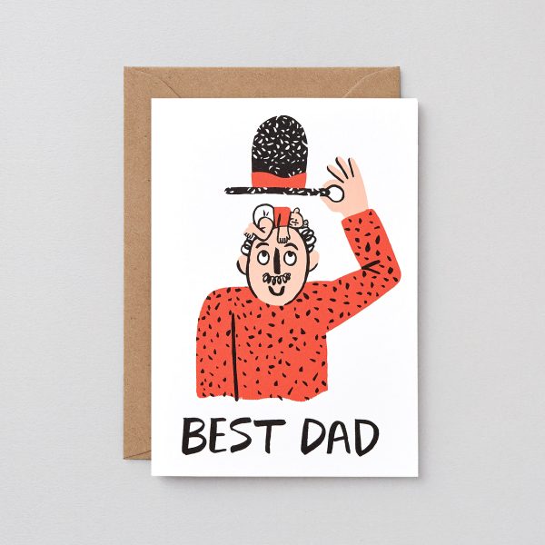 Best dad - wenskaart