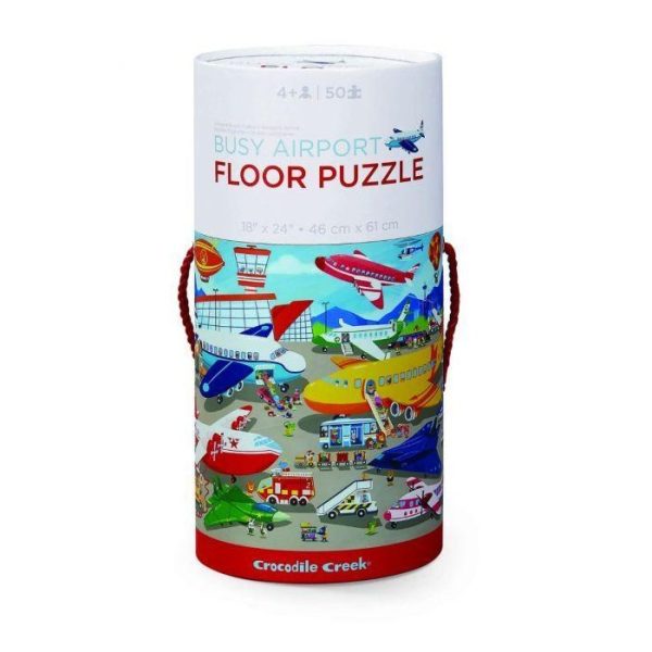 Floor puzzel - busy airport